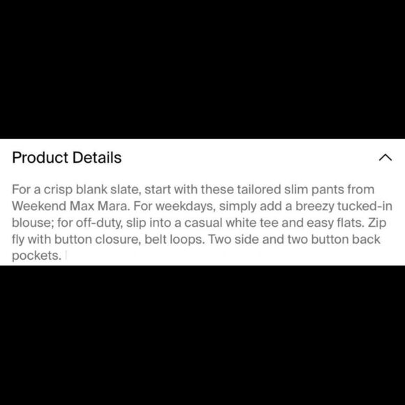 WEEKEND Max Mara Chino Audrey tan beige taupe pants size 8 - Picture 14 of 15